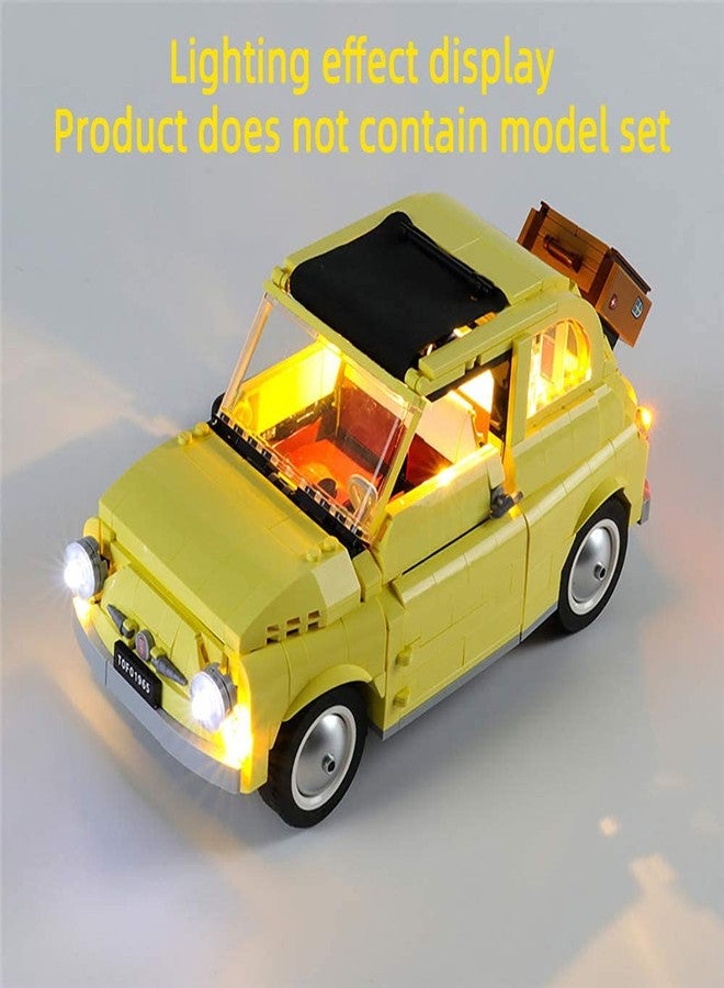 GEAMENT LED Light Kit for Creator Expert Fiat 500 (10271) - Compatible with Lego 77942 Building Blocks Model (Model Set Not Included) - Image 5